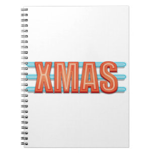 XMAS-Zeichen Notizblock