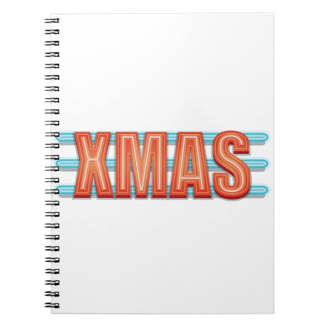 XMAS-Zeichen Notizblock (Vorderseite)