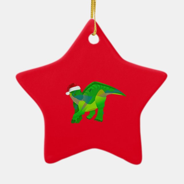 Xmasaurs Keramik Ornament (Hinten)