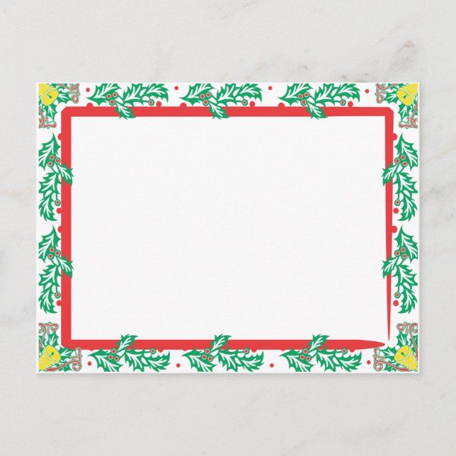 XmasPhotoPostcard Feiertagspostkarte (Vorderseite)