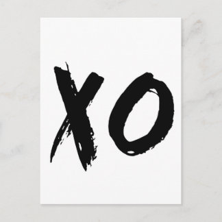 XO Brush Minimal Postkarte