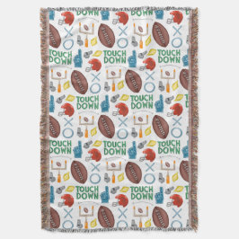 XO Fußballsaison Touchdown First Down Tailgate Decke