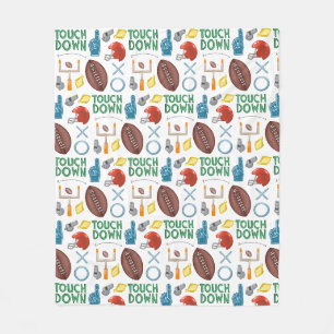 XO Fußballsaison Touchdown First Down Tailgate Fleecedecke
