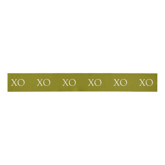 XO Goldband Ripsband (Vorderseite)