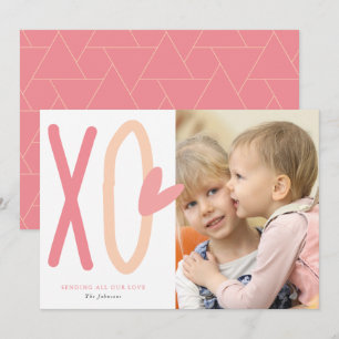 XO Heart Valentine's Day Carte photo