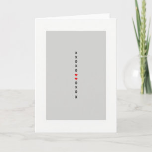 Xo Hearts Modern Love Karte