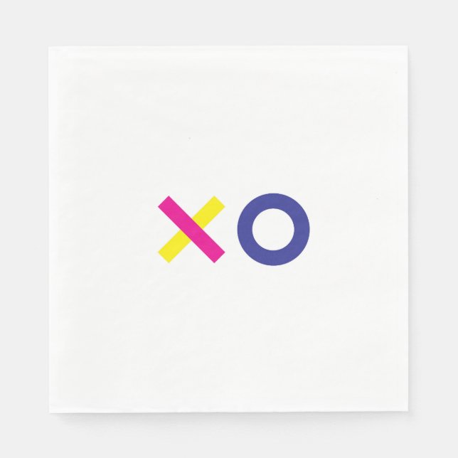 XO Paper Napkin Serviette (Vorderseite)