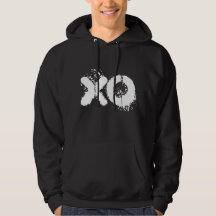 XO Weiße Textmänner schwarz