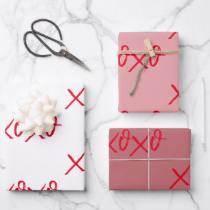 Xo Wrapping Paper Sheets Geschenkpapier Set