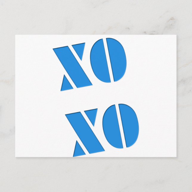 XO XO POSTKARTE (Vorderseite)