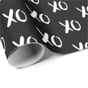 XO XO umarmt und Küsse Geschenkpapier
