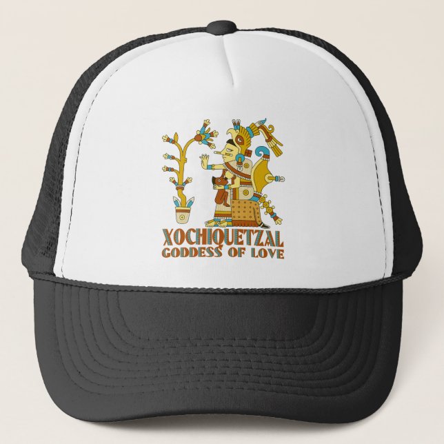 Xochiquetzal Truckerkappe (Vorderseite)