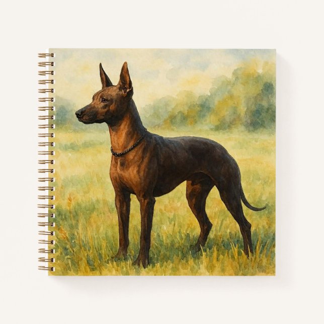 Xoloitzcuintle Notizbuch (Vorderseite)