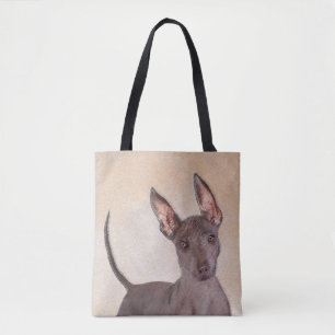 Xoloitzcuintli Malerei - Niedliche Original Dog Ar Tasche