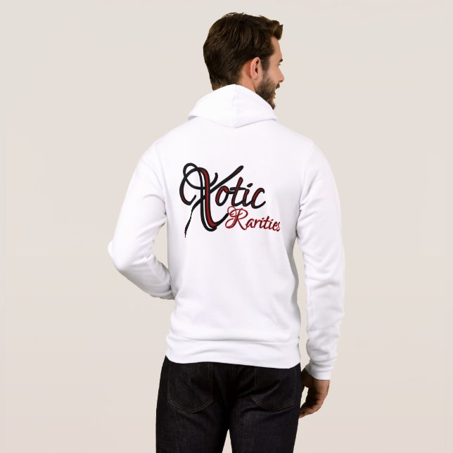 "Xotic Raritäten" Voll-ReißverschlussHoodie Hoodie (Schwarz voll)