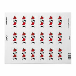 XOXO ADRESSAUFKLEBER