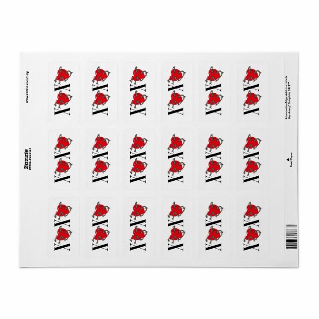 XOXO ADRESSAUFKLEBER (Vorne)