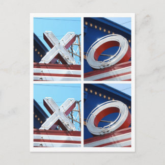 XOXO - Angesagte Umarmungen und Kisses Postkarte