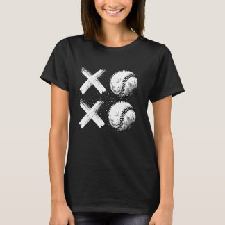 XOXO Baseball Hugs und Kisses Liebe Softball Playe T-Shirt