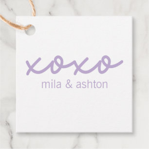 XOXO Colorblock Geschenkanhänger