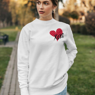 XOXO Crewneck, niedlich Sweatshirt