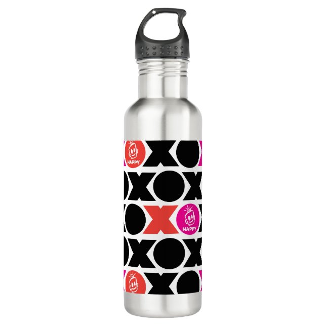 XOXO EDELSTAHLFLASCHE (Vorderseite)