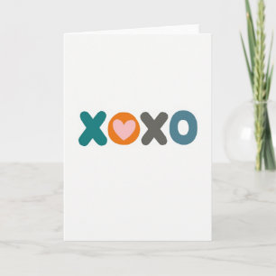 Xoxo Faux Goldfolien-Look-Karte Karte