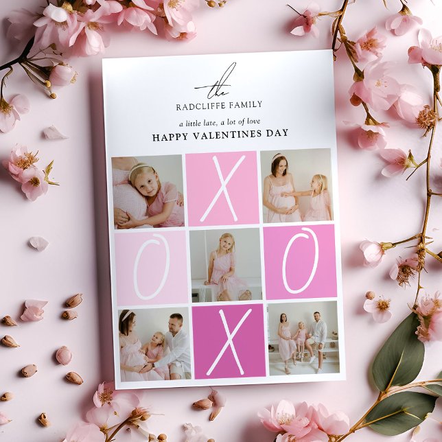 XOXO Foto Collage Valentines Feiertagskarte (Von Creator hochgeladen)