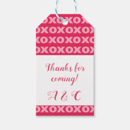 XOXO Geschenketags Geschenkanhänger