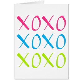 XOXO Grußkarte