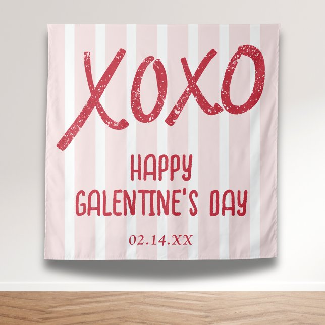 XOXO Hand Drawn Galentine’s Day Party Wandteppich (Von Creator hochgeladen)