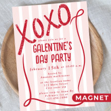 XOXO Handgezeichnete Galentine’s Day-Party