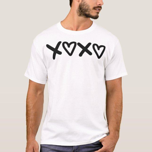 Xoxo Happy Valentine's Day T-Shirt (Vorderseite)
