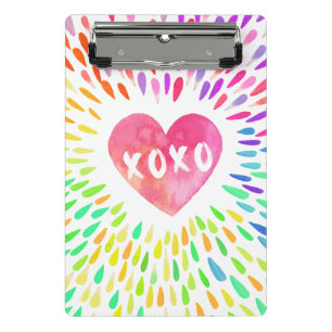 XoXo Heart Mini Klemmbrett