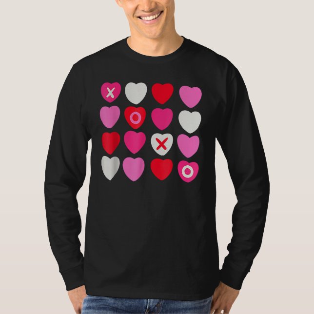 XOXO Hearts Valentine's Day  for Him Her Kids T-Shirt (Vorderseite)