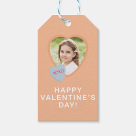 XOXO Herz-Foto Valentinstag Geschenk Tag Geschenkanhänger