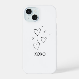 XOXO Herz-Handyhülle iPhone 15 Hülle