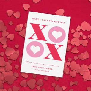 Xoxo Herz-Klasse Valentine-Tageskarte Einladung