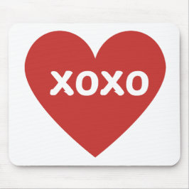 XOXO Herz-Maus-Pad Mousepad