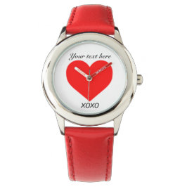 XOXO HERZ personalisieren Armbanduhr