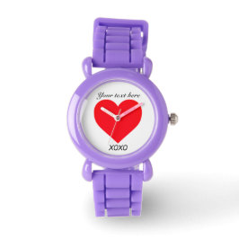 XOXO HERZ personalisieren Armbanduhr