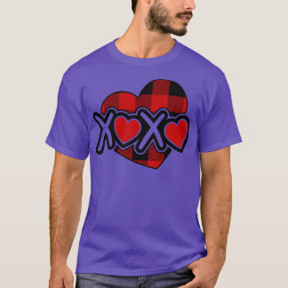 XOXO Herz Valentinstag T-Shirt