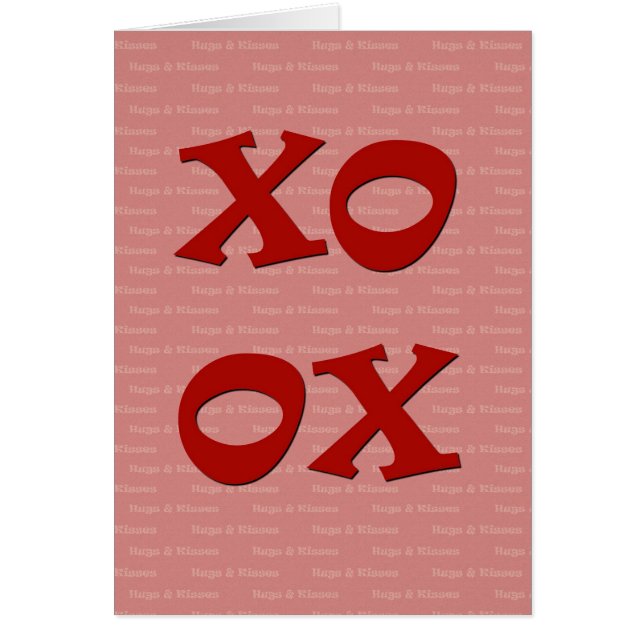 XOXO Hugs & Kisses (Vorne)