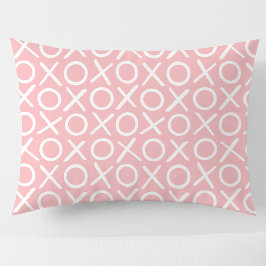 XOXO Hugs & Kisses Pastel Pink Cute Modern Pattern Kissenbezug