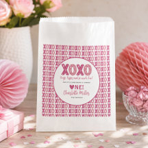 XOXO Hugs & Kisses Valentinstag 1. Geburtstag