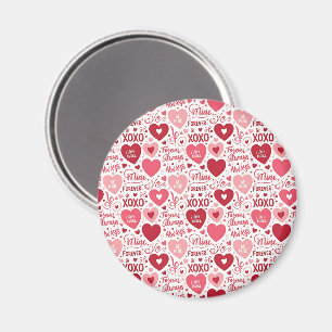 XOXO & Immer Mein Rosa Rot Magnet