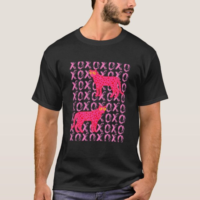 XOXO Impression Valentinstag T-Shirt (Vorderseite)