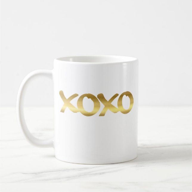 XOXO Kaffee-Tasse Kaffeetasse (Links)