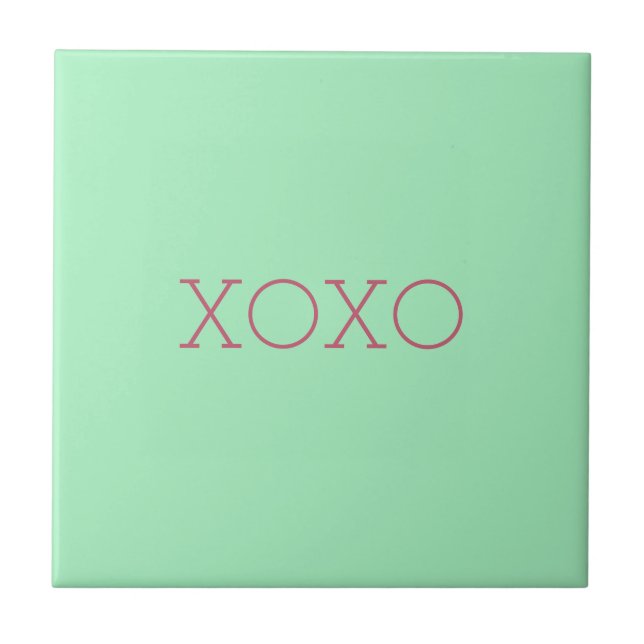 XOXO Keramik Tile Fliese (Vorderseite)