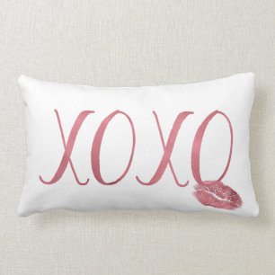 XOXO Kiss Pink Lippen Lendenkissen